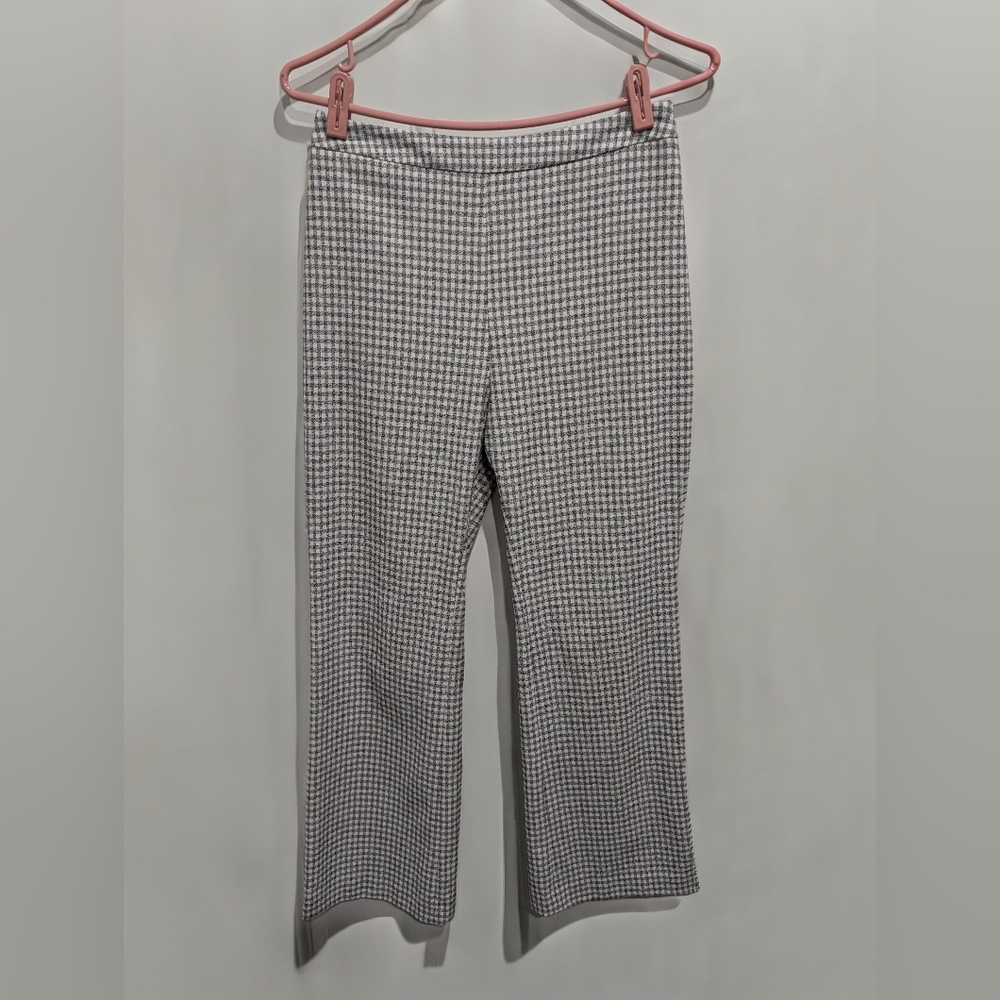 3/$20 Aritzia Wilfred Kick Flare Pant Gingham High Waist Women's 4
